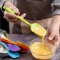 Heat resistant silicone spatula