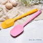 Heat resistant silicone spatula