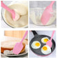 Heat resistant silicone spatula