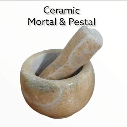 Ceramic Mortar and Pestle