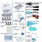 220pcs cake decorating set