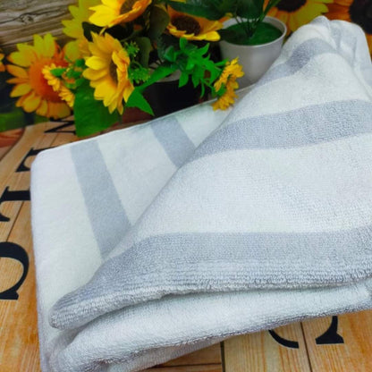 Cotton stripped towels