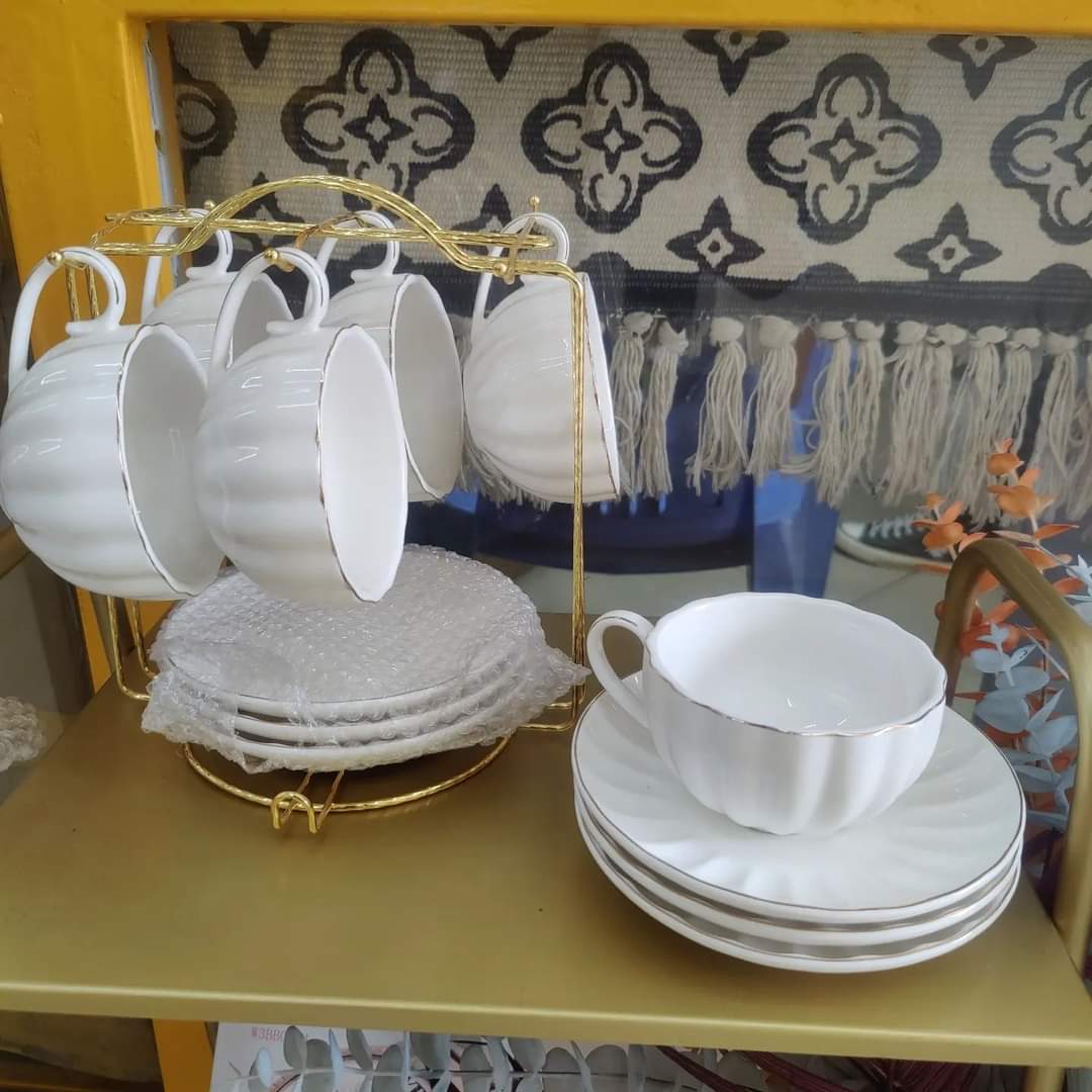13pc ceramic coffee mugs