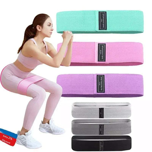 3pcs Booty Bands Fabric Resistance Glute Bands