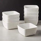 6pcs Ceramic Square Soup/Salad Bowls