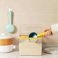 Scooping spoons with sealing clip