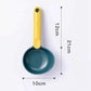 Scooping spoons with sealing clip