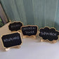 Mini wooden chalkboard + Free Pen -10pcs