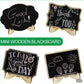 Mini wooden chalkboard + Free Pen -10pcs