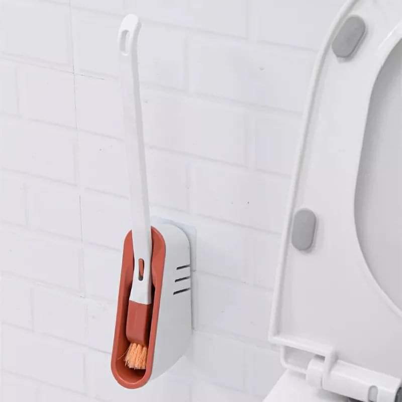 Wall-mounted  toilet brush