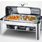 9Litres Rectangular rolltop Chaffing Dish