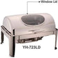9Litres Rectangular rolltop Chaffing Dish