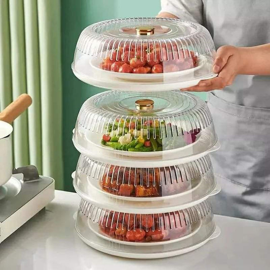 Microwavable food cover