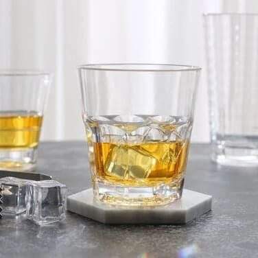 6pcs Acrylic triple tot glass