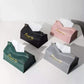 Leather serviette holder