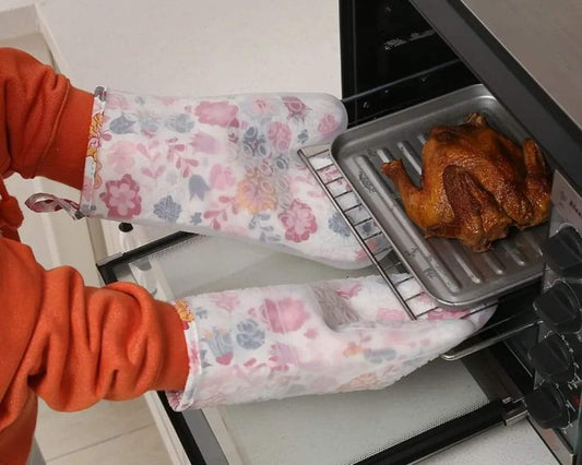 Heat resistant  silicone oven gloves