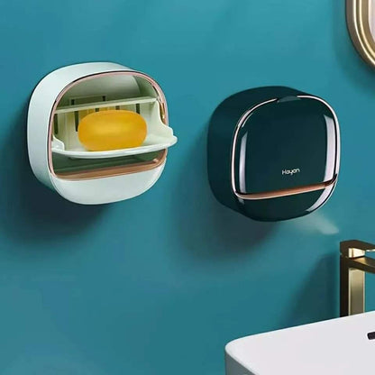 Creative wall mounted bathroom soap holder