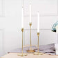 3pcs Stainless steel candle stick holders