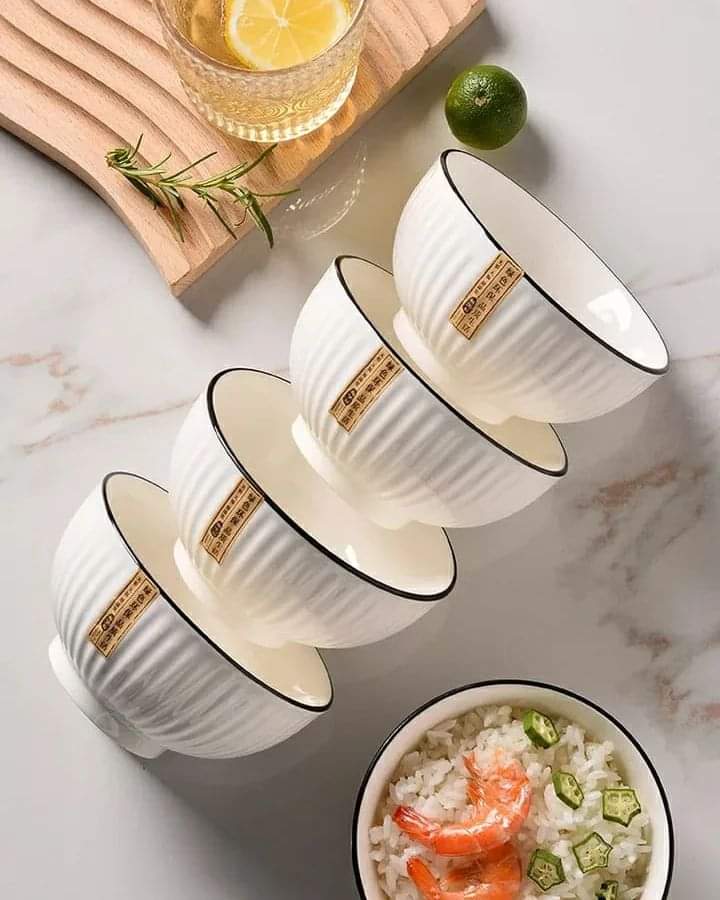 6 pieces ceramic soup bowls