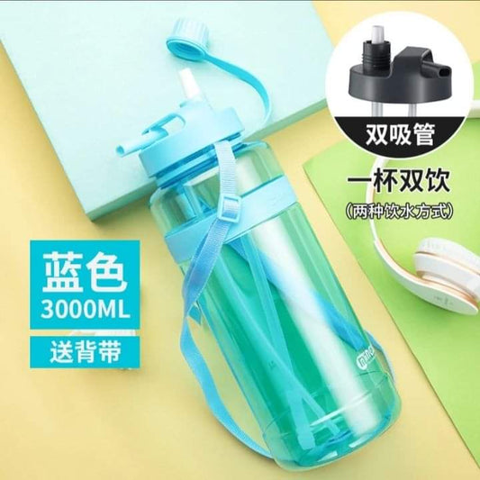 Large capacity 3 litres water bottle