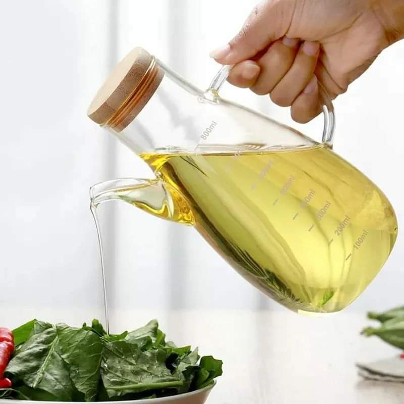 Glass oil dispenser