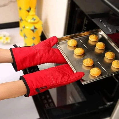 6 piece set of heat resistant oven mitts and pot holders