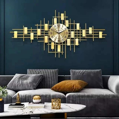 Metallic Star wall clock