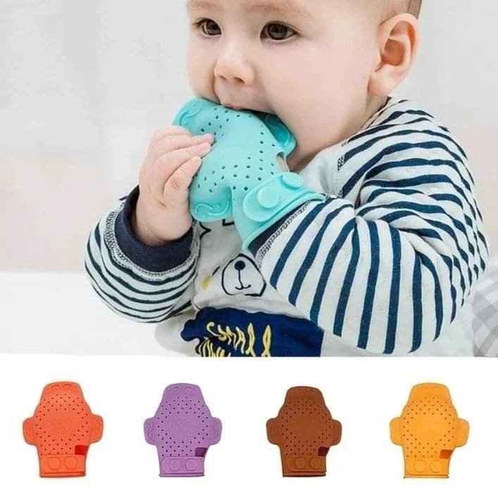 Baby Silicone Teething Mittens/soother