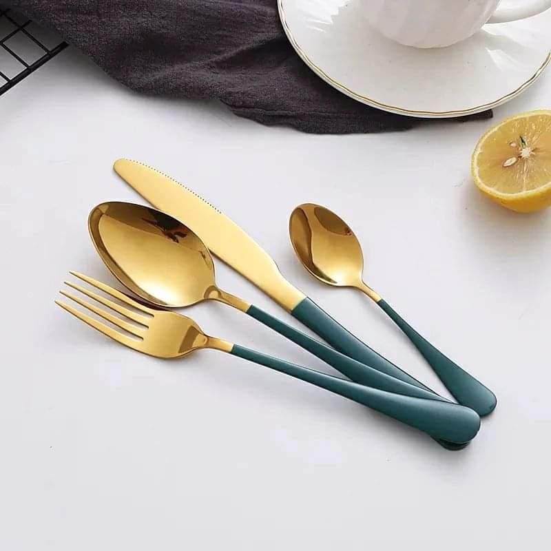 Stainless steel 24 pieces cutlery set