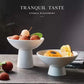 175ml White Ceramic Bowls with stand