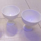 175ml White Ceramic Bowls with stand