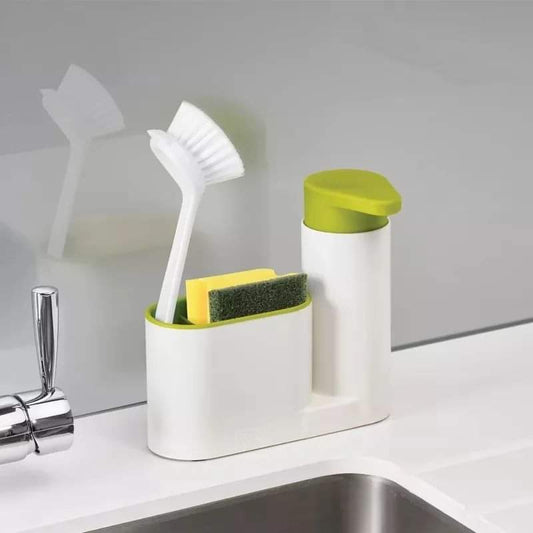 Sink sider with soap dispenser