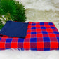 Maasai fleece blanket