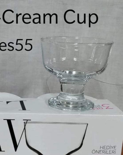 3pcs classy ice cream glass cup