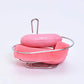 Stainless steel soap and sponge holder