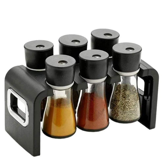 Premium quality multipurpose spice canisters with a stand