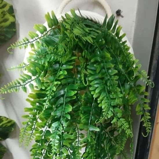 Green leaf artificial hanging vines garland