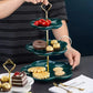 Premium quality 3 tier ceramic cake stand
