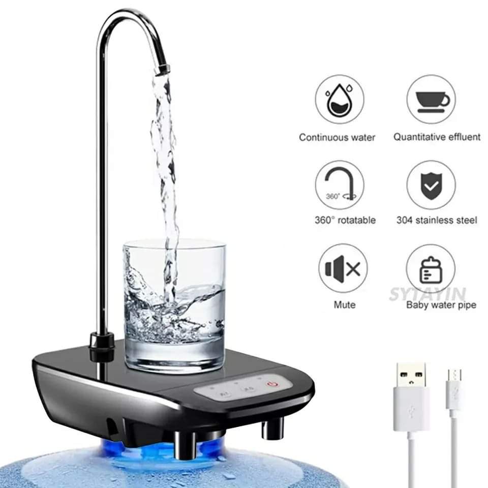 Automatic rechargeable and portable water dispenser