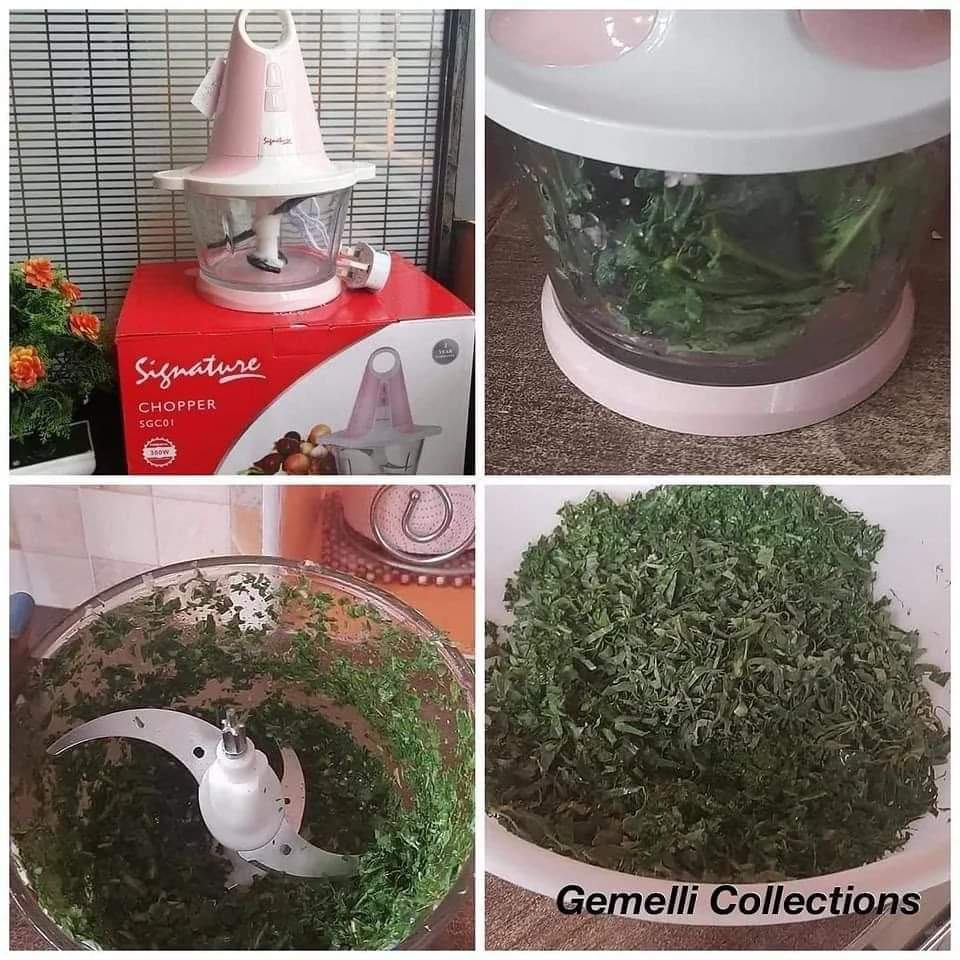 Signature electric food chopper