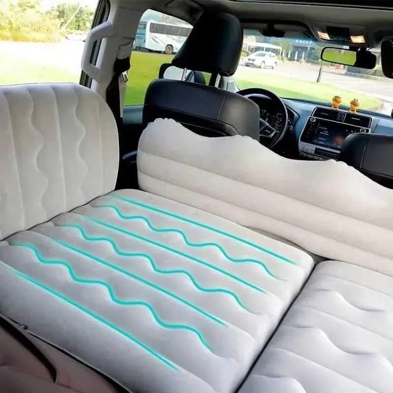 Inflatable Car Air Mattress with Electric Pump