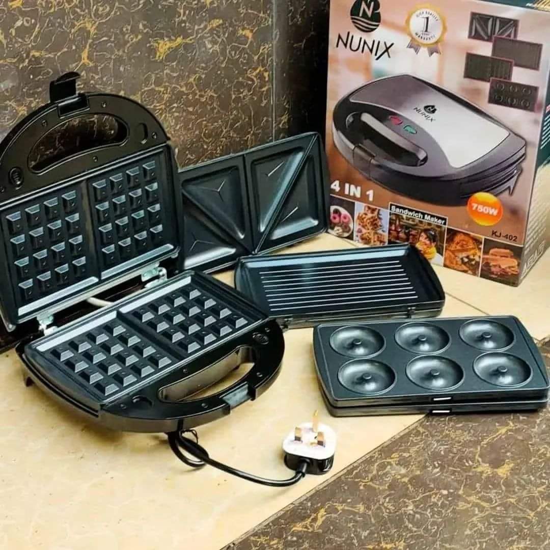 4 in 1 Waffle, sandwich, grill, donought maker