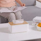 Serviette Holder with bamboo lid