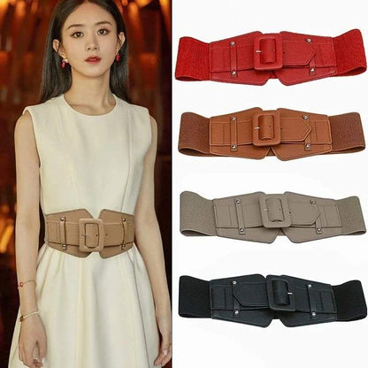 Assorted luxury wide ladies belt