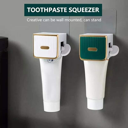 Wall-mounted Toothpaste Squeezer