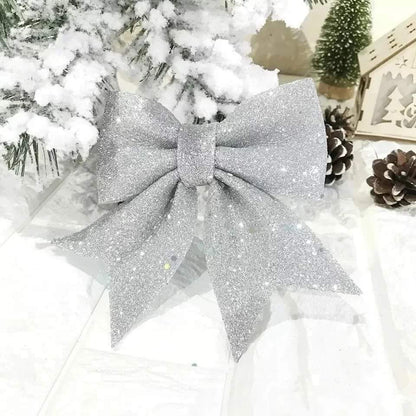 Decorative pre-tied long ribbon bows