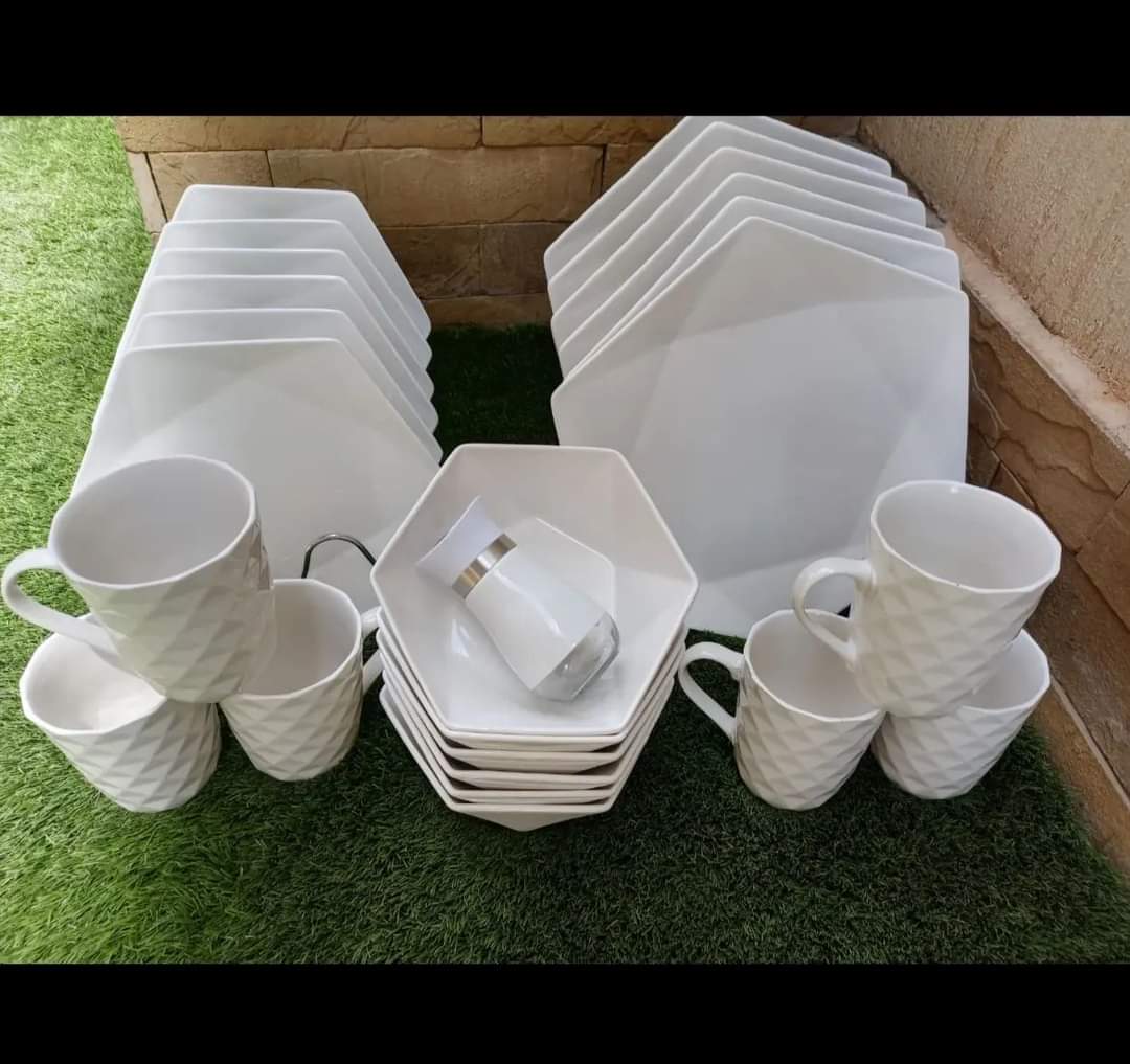 25pcs Hexagonal Dinnerset