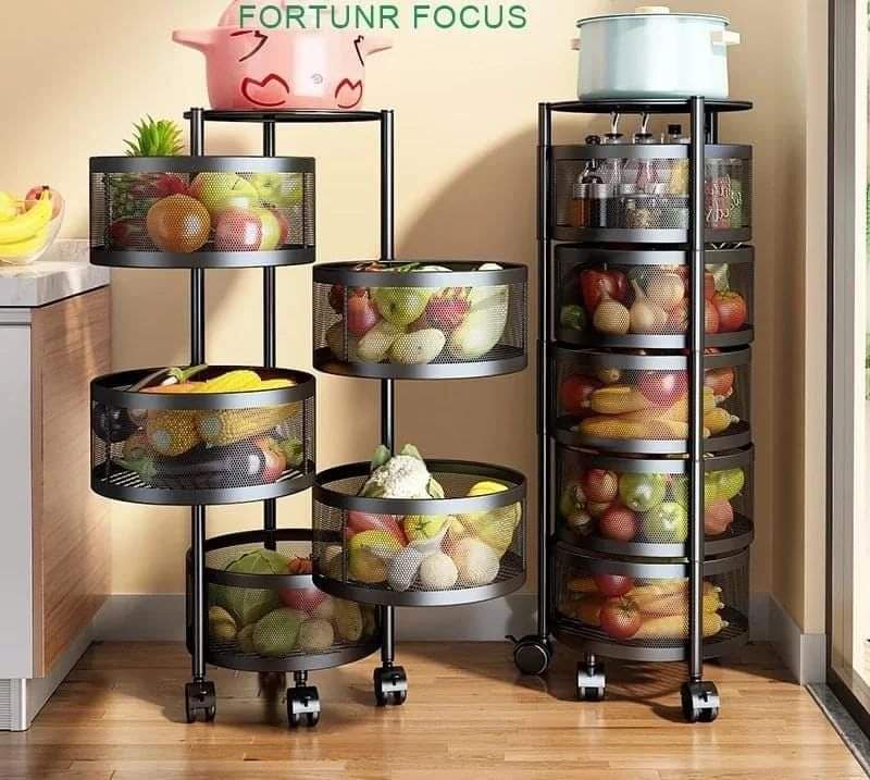 Round Rotating Vegetables rack