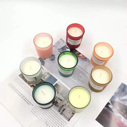 Glass Romantic Scented Candles