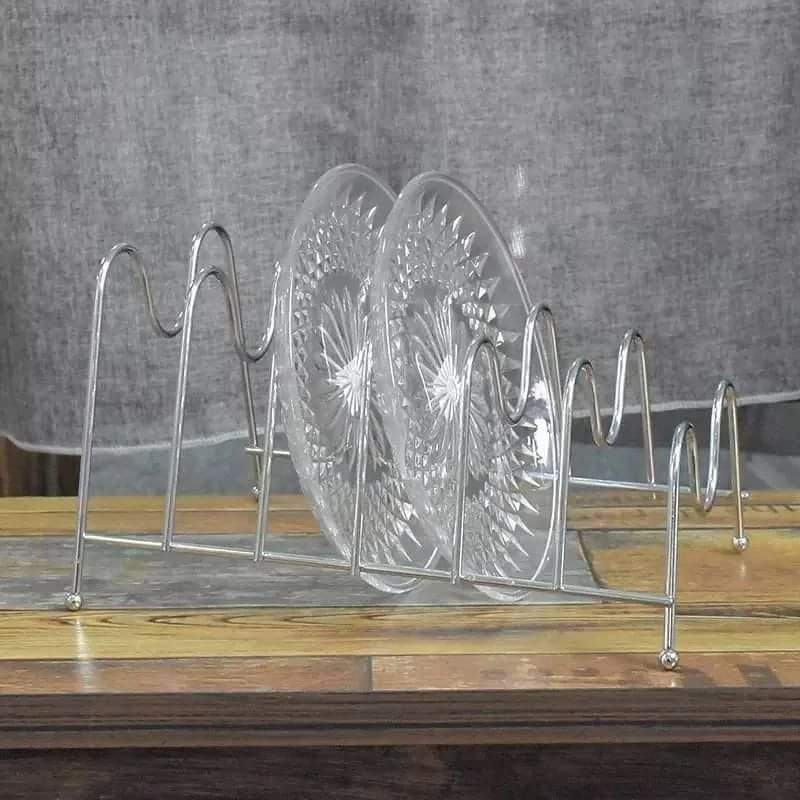 9slot Stainless steel plate/lid rack